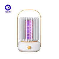 Lampe anti-moustiques rechargeable USB de dernière génération, haute tension 2500V, avec brosse de nettoyage et batterie Li, tue-insectes.