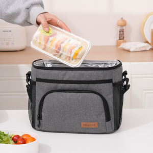 Bolsa Térmica para Almuerzo, Impermeable, de Poliéster, 9L, Bolsa de Picnic Suave para Viajes, con Logotipo Personalizado para Entrega de Alimentos - Product Image 6