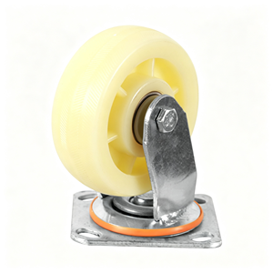 Twin Wheel Hooded Design Quiet Rolling Stem Mount Hospital Bed Medical Grade Medical Equipment Caster Wheel With Casters Set - Product Image 1
