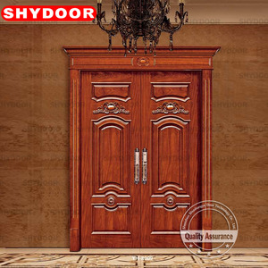 Porta d'Ingresso Antica in Legno Massello Intagliato, Elegante <span class=keywords><strong>Design</strong></span> Moderno per Ville di Lusso, Interni e Esterni - Product Image 4