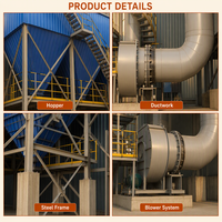 Filtre à sac industriel à jet pulsé pour dépoussiéreur de type baghouse, prix direct usine