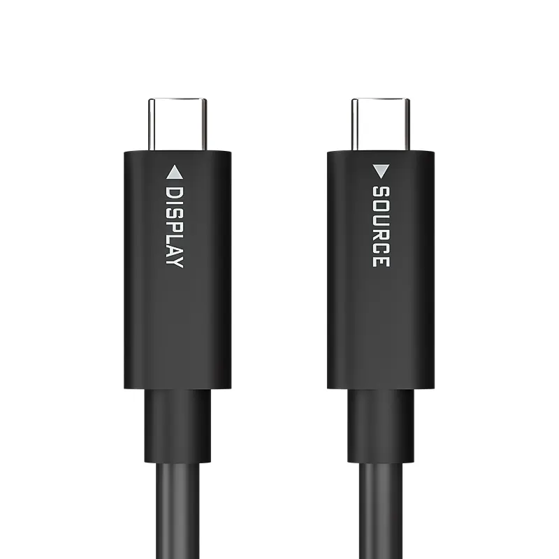 Los Mejores Cables de Vídeo de Fibra de Vídeo y Adaptador de Ángulo Recto USB 3,1 Cable de Carga Rápida Tipo C Cable de Pantalla Usb C