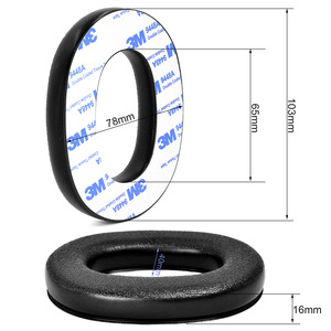 Almohadillas de repuesto Defean para <span class=keywords><strong>3M</strong></span> WorkTunes Connect, <span class=keywords><strong>protector</strong></span> <span class=keywords><strong>auditivo</strong></span> - Product Image 5