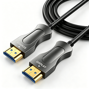 Cable de fibra óptica personalizado AOC 4K/8K HDMI 2,0 compatible con 2160P 3D 4K * 2K 18Gbps 4:4:4 contenido <span class=keywords><strong>HDR</strong></span> 10m de longitud aplicaciones de vídeo - Product Image 2
