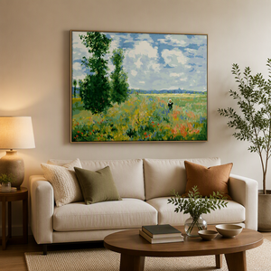 Kit de Pintura por Números, Paisaje de Prado Impresionista para Adultos Principiantes, Pintura Acrílica DIY, 16x20 Pulgadas - Product Image 1