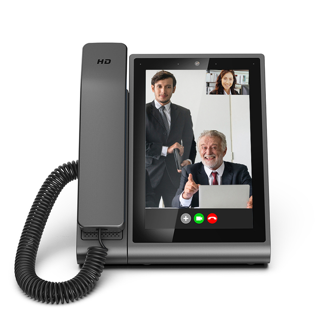 HA07 8 Inch Android 12.0 Video Conferencing Terminal Quad-core 4G+32G WiFi 6 Dual Gigabit POE Smart Video Phone for Business