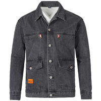 Veste en Jean en Gros pour Homme Fabricant Vêtements d'Extérieur Automne Grande Taille Veste Cargo Homme Mode Jeans