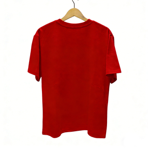 เสื้อยืดแบรนด์ผู้ชายทรงโอเวอร์ไซส์ เสื้อยืดแฟชั่นแขนสั้นผู้ชาย ผ้าฝ้าย 100% เสื้อสีพื้น เสื้อยืดผู้ชายไซส์ใหญ่ - Product Image 1