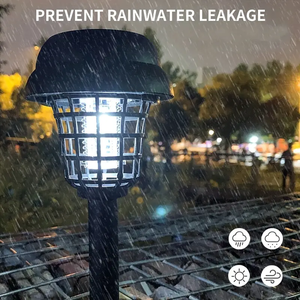 Jardín al aire libre Durable portátil de plástico impermeable de descarga eléctrica Mosquito Killer Flycatcher Light - Product Image 3