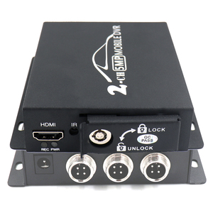 H.265 2K enregistrement 2 CH Taxi DVR, prise en charge des caméras 4K/2K AHD & TVI, double <span class=keywords><strong>carte</strong></span> SD (2x512 go) et sortie vidéo FHD 1080P - Product Image 1