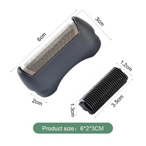 Cabezal de Repuesto para Afeitadora Eléctrica, Impermeable y Recargable, Compatible con <span class=keywords><strong>Braun</strong></span> 11B, Cuchilla de Malla, Cuchilla Única - Product Image 6