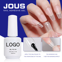 Colle adhésive pour ongles en gros sous marque privée, gel de liaison puissant pour faux ongles, colle UV LED à polymériser pour salons de beauté