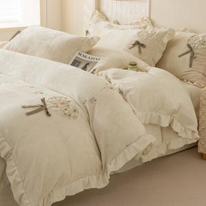 Juego de colcha de terciopelo Juego de funda nórdica de lujo Invierno PARA USO HOTELERO - Product Image 1