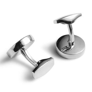 China Direct <b>Cheap</b> Price French Style Round Shape Soft Enamel Gold Logo <b>Cufflinks</b> - Product Image 4