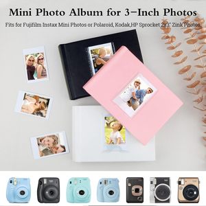 อัลบั้มรูป Veicevol สำหรับใส่รูป Fujifilm <span class=keywords><strong>Instax</strong></span> <span class=keywords><strong>Mini</strong></span> 12 11 9 40 90 8 7 Evo <span class=keywords><strong>Liplay</strong></span> กล้องโพลารอยด์แบบพกพา 64 ช่อง ปกหนัง PU - Product Image 3