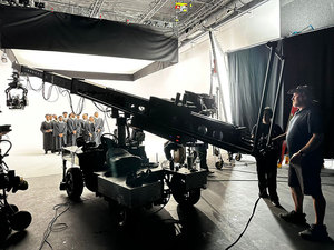 Grue de caméra télescopique super longue portée 9m pour tournage de films avec base motorisée pour <span class=keywords><strong>Ronin</strong></span> - Product Image 5