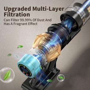 Rechargeable 3in1 Cordless Stick <strong>Vacuum</strong> Cleaner High Suction <strong>Handheld</strong> Bagless <strong>Vacuum</strong> with Green LED CE RoHS FCC ISO9001 - Product Image 2