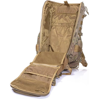 Grand sac à dos tactique imperméable pour la randonnée, les voyages, l'entraînement, design camouflage, doublure en nylon, fermeture éclair tendance pour la chasse
