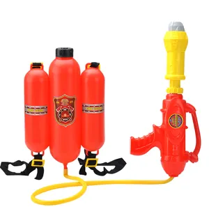 뜨거운 판매 어린이 여름 모래 장난감 고품질 플라스틱 게임 장난감 화재 전투기 큰 배낭 물 총 성인