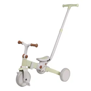 Kids Bike Multifunction Toy Car Folding Pedal Baby Walker Children's Tricycle 4 in 1 baby bike