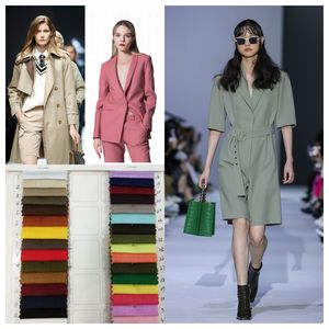 Tissu en lin épais tissé 100% polyester, respirant, en filament composite, confortable, en polaire pour vêtements de mode, manteaux, robes, pantalons - Product Image 3