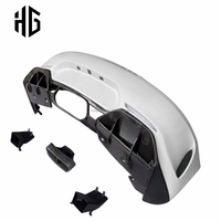 Conversion de pare-chocs arrière style GTR avec diffuseur et embouts d'échappement pour Mercedes AMG GT GTS C190 R190 2015-2021, kit carrosserie GTR.