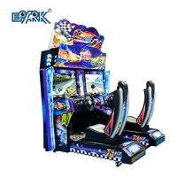 Machine de jeu de course de simulation de conduite de voiture d'arcade, jeux à pièces, course pour zone de jeu