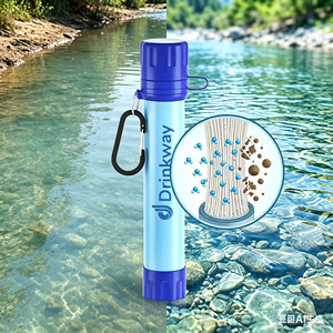 Paille filtrante à eau Gliway pour l'extérieur, idéale pour la randonnée, le camping et les voyages – à commande manuelle, pour la préparation aux situations d'urgence - Product Image 3