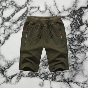 Pantalones Cortos Deportivos de Lona para Hombre, Estilo Hip Hop, Transpirables, 100% Algodón, Capri, Secado Rápido, Talla Grande, Holgados, Corte Casual - Product Image 2