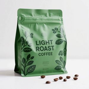 Bolsas de Café Personalizadas con Fondo Cuadrado Plano, Cierre de Cremallera Esmerilado, Impresión por Grabado, Reciclables, PET/AL, con Asa de Mano - Product Image 3