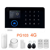 Accessoires d'alarme intelligents 433Mhz, connexion WIFI, capteur de porte GSM, kit d'alarme de sécurité domestique sans fil
