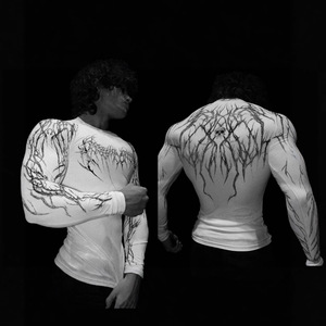 Camiseta Deportiva Transpirable de Secado Rápido para Hombre, Elástica, para Ciclismo y Entrenamiento - Product Image 1