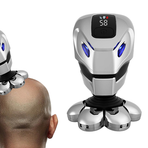 เครื่องโกนหนวดไฟฟ้าแบบแม่เหล็ก 7 ใบมีด ชาร์จผ่าน USB สำหรับใช้ในบ้านและโรงแรม ดีไซน์แบบโรตารี่สำหรับโกนศีรษะ - Product Image 1