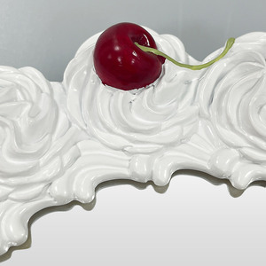 क्रीम केक मेकअप दर्पण एकल पक्ष राल दर्पण राजकुमारी डेस्कटॉप मेकअप रचनात्मक मेकअप दर्पण अनुकूलन - Product Image 6