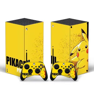 2021 Newest Mod PVC Vinyl Sticker For Xbox Series X Skin Disc/Digital Version With 2pcs Controllers Stickers Themes Cover Decal