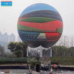 กลางแจ้ง360องศามุมมอง P6 6มิลลิเมตรสร้างสรรค์ที่มีความยืดหยุ่นนำข้อความแสดงบอลสำหรับโรงแรม - Product Image 2