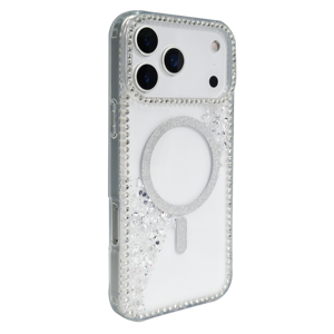Nouvelle coque de téléphone de luxe 2026 avec paillettes de diamant, antichoc, pour iPhone 17 16 15 14 13 Pro Max, vente en gros - Product Image 1