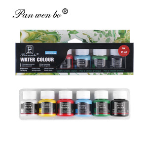 25ml Acrylfarben-Set Glas Vidrio 12 Farben Deckende Pigmente für Werbetafeln Stoff Kunst Holz Bastelbedarf - Product Image 5