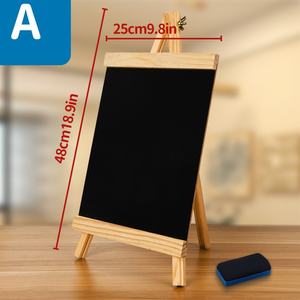 <span class=keywords><strong>Pizarra</strong></span> Triangular de Madera, Soporte de Escritorio, Tablero Publicitario, Mini <span class=keywords><strong>Caballete</strong></span> Infantil, Adornos Artesanales, Pequeñas Pizarras - Product Image 4