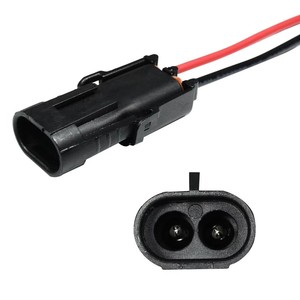 Conector de Terminal de Cobre de Alta Calidad, Serie 22 AWG, 2 Pines, Tipo TE, 1.5mm, Paquete de 5, Enchufe Impermeable para Auto, Negro, CE RoHS, 350mm - Product Image 4