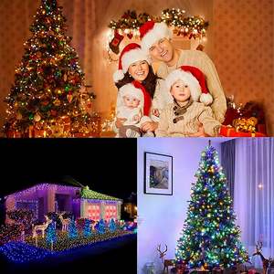 Para Luzes de Natal LED Mini Multicoloridas UL M5, Cordão de Luzes Externas com Classificação IP65 - Product Image 6