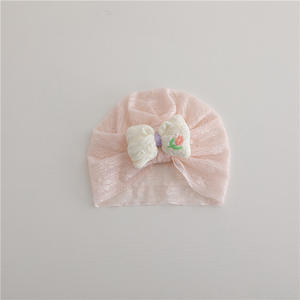 Nouveau-né bébé fille chapeaux Offre Spéciale infantile <span class=keywords><strong>Bonnet</strong></span> été mince Style chapeau 0-10 <span class=keywords><strong>mois</strong></span> - Product Image 6