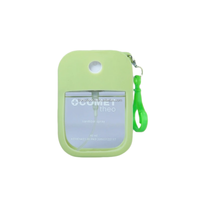 Désinfectant pour les mains de poche rechargeable 35 ml, 70 % d'alcool désinfectant, avec étui et crochet
