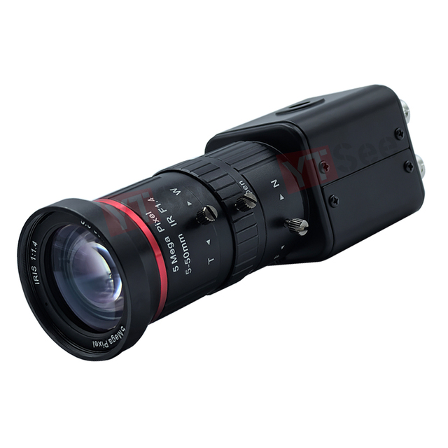 CCTV 3G SDI HD Live Broadcast Camera 1080P 60fps Industrial Security Camera 5-50mm Lens
