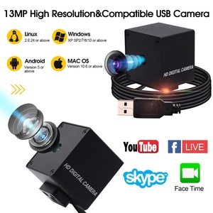Elp độ nét cao 13MP IMX214 FHD PC Webcam 2880P 2160p không có biến dạng tự động lấy nét USB âm thanh cuộc họp máy ảnh cho hội nghị video - Product Image 6