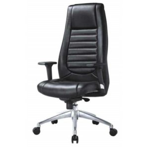 Chaise de bureau en cuir moderne et confortable 36019-1809C/B/A - Product Image 3