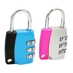 <span class=keywords><strong>Cadenas</strong></span> carré Kamal HB30 en alliage de zinc avec combinaison à 3 chiffres et blocs de couleur, idéal pour valise, sac à dos et voyage - Product Image 3