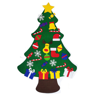 Venta al por mayor regalos DIY fieltro árbol <span class=keywords><strong>de</strong></span> <span class=keywords><strong>pared</strong></span> <span class=keywords><strong>de</strong></span> <span class=keywords><strong>Navidad</strong></span> con juego <span class=keywords><strong>de</strong></span> adornos fieltro árbol <span class=keywords><strong>de</strong></span> <span class=keywords><strong>Navidad</strong></span> - Product Image 3