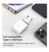 Chargeur Type-C N2 EU US UK, Câble de Charge PD USB Type C, Bloc Mural UsbC pour Téléphone Portable à Charge Rapide 20W pour iPhone 14 15 16