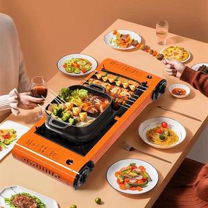 Mini-cuisinière à gaz Portable avec 2 brûleurs, pour Camping, Camping, gaz Butane - Product Image 3